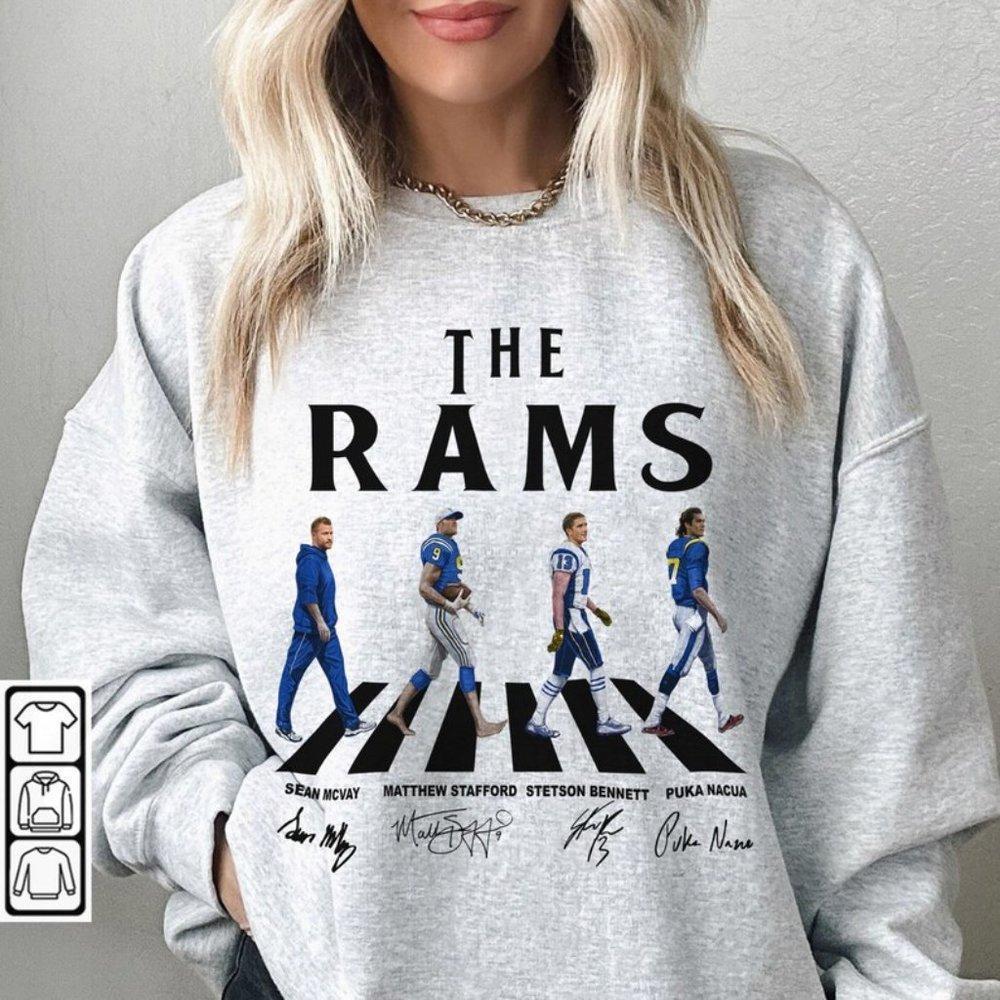 Ams Walking Abbey Road Signatures Football Sweatshirt